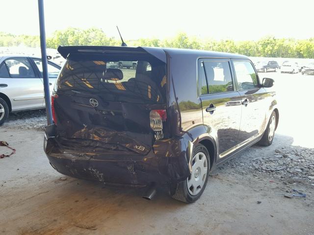 JTLKE50E791069587 - 2009 TOYOTA SCION XB MAROON photo 4