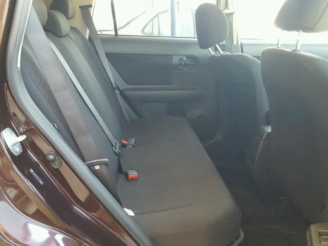 JTLKE50E791069587 - 2009 TOYOTA SCION XB MAROON photo 6