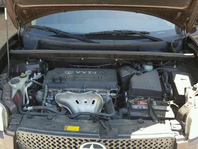 JTLKE50E791069587 - 2009 TOYOTA SCION XB MAROON photo 7