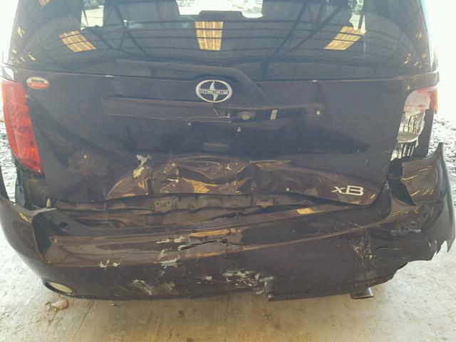 JTLKE50E791069587 - 2009 TOYOTA SCION XB MAROON photo 9