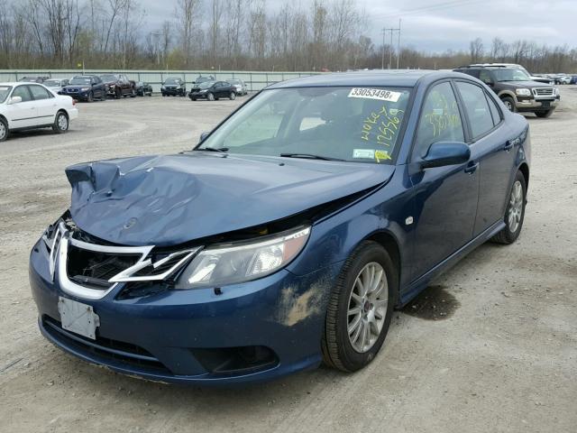 YS3FB46Y981104414 - 2008 SAAB 9-3 2.0T BLUE photo 2