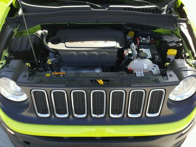 ZACCJBAB2HPF14394 - 2017 JEEP RENEGADE S Yaşıl foto 7