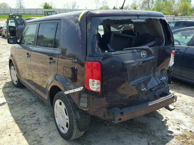 JTLZE4FE4CJ025246 - 2012 TOYOTA SCION XB MAROON photo 3