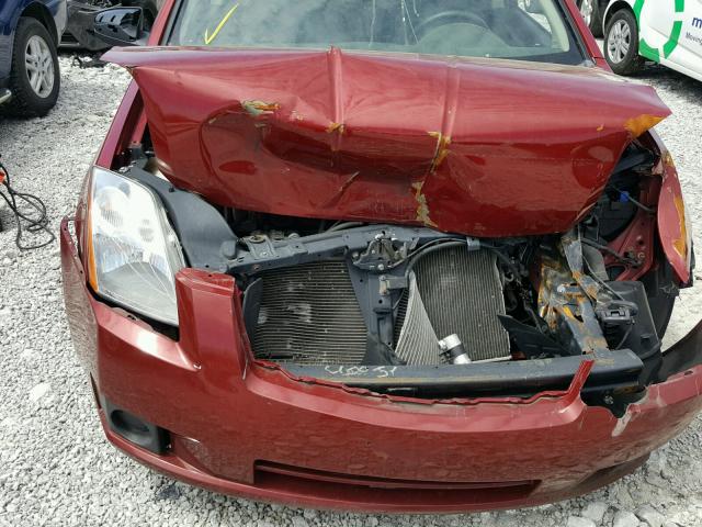 3N1AB61E47L700955 - 2007 NISSAN SENTRA 2.0 RED photo 9