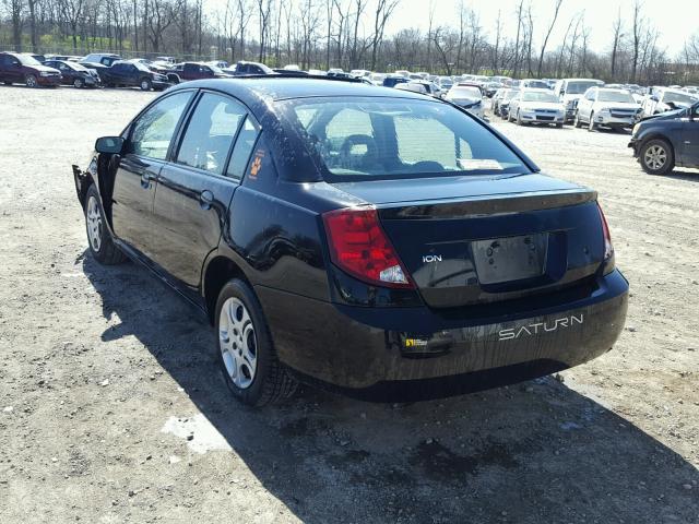 1G8AJ52F55Z177995 - 2005 SATURN ION LEVEL BLACK photo 3