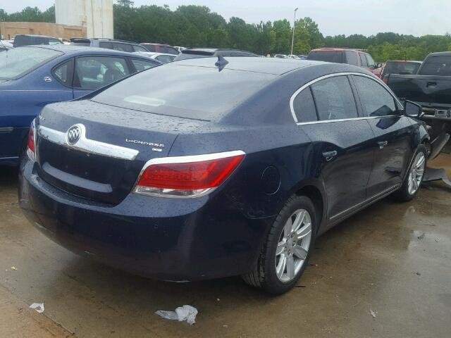 1G4GC5EG3AF139381 - 2010 BUICK LACROSSE C BLUE photo 4