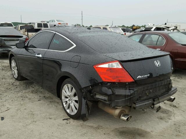 1HGCS22899A008337 - 2009 HONDA ACCORD BLACK photo 3