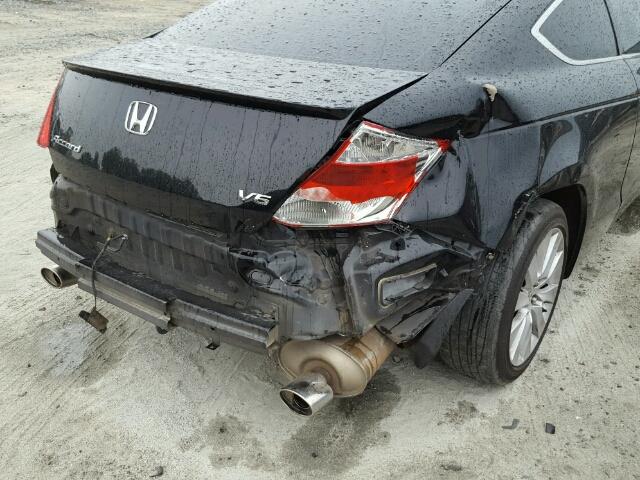 1HGCS22899A008337 - 2009 HONDA ACCORD BLACK photo 9