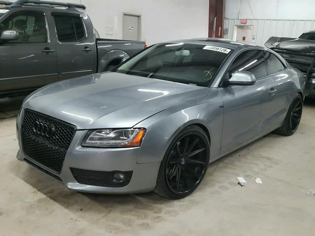 WAUDK78T99A008928 - 2009 AUDI A5 QUATTRO GRAY photo 2