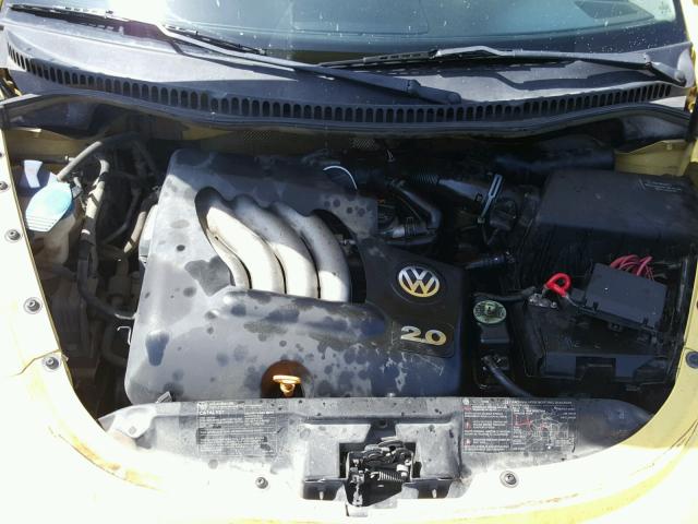 3VWCK31C74M414314 - 2004 VOLKSWAGEN NEW BEETLE 黄色 照片 7