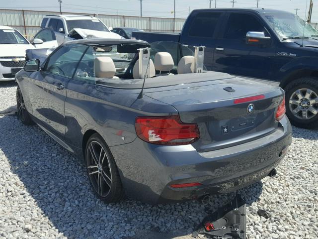 WBA2N1C54JVC28806 - 2018 BMW M240I Gris foto 3