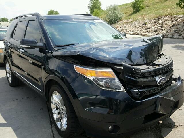 1FM5K7F81EGA22119 - 2014 FORD EXPLORER L BLACK photo 1