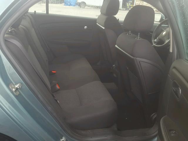 1G1ZH57BX9F250448 - 2009 CHEVROLET MALIBU 1LT 青色 照片 6