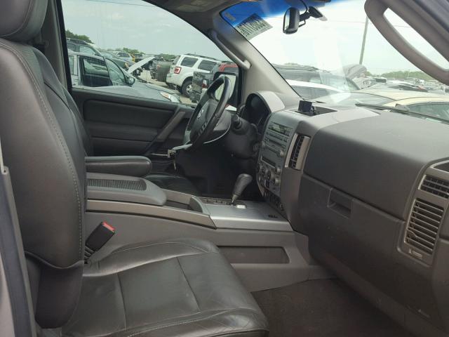 5N1AA08A66N707349 - 2006 NISSAN ARMADA SE SILVER photo 5