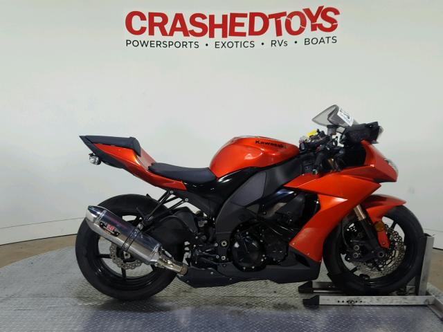 JKAZXCE109A022913 - 2009 KAWASAKI ZX1000 E ORANGE photo 1