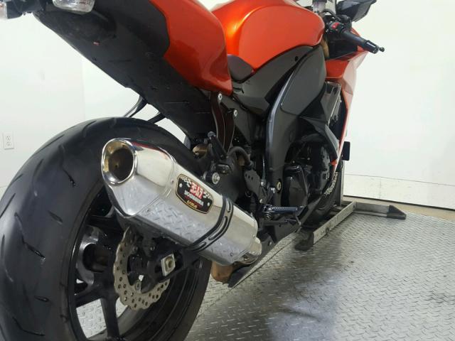 JKAZXCE109A022913 - 2009 KAWASAKI ZX1000 E ORANGE photo 17