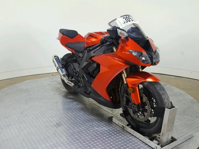 JKAZXCE109A022913 - 2009 KAWASAKI ZX1000 E ORANGE photo 2