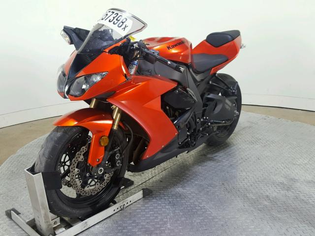 JKAZXCE109A022913 - 2009 KAWASAKI ZX1000 E ORANGE photo 4