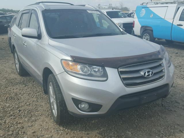 5XYZK3AB8CG093884 - 2012 HYUNDAI SANTA FE L SILVER photo 1