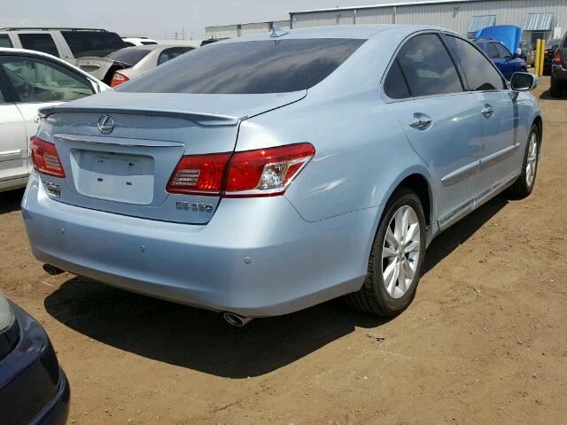 JTHBK1EG2A2349759 - 2010 LEXUS ES 350 BLUE photo 4