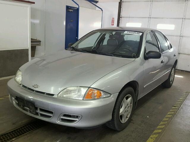 1G1JC524627295214 - 2002 CHEVROLET CAVALIER B SILVER photo 2