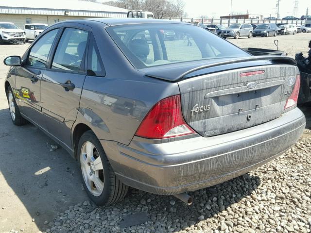 1FAFP38353W227858 - 2003 FORD FOCUS ZTS GRAY photo 3