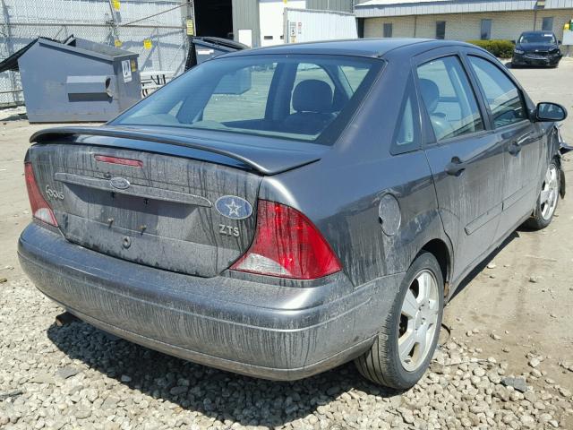 1FAFP38353W227858 - 2003 FORD FOCUS ZTS GRAY photo 4