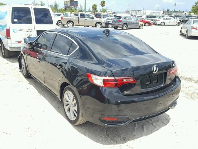 19UDE2F7XHA008732 - 2017 ACURA ILX PREMIU BLACK photo 3