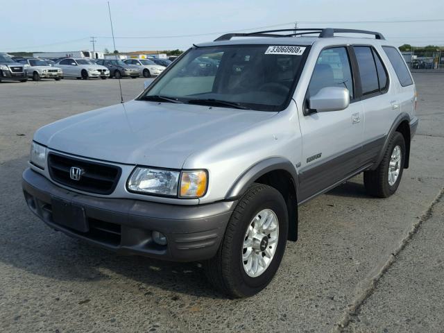 4S6DM58W114406863 - 2001 HONDA PASSPORT E SILVER photo 2