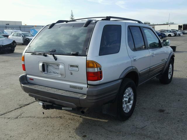 4S6DM58W114406863 - 2001 HONDA PASSPORT E SILVER photo 4