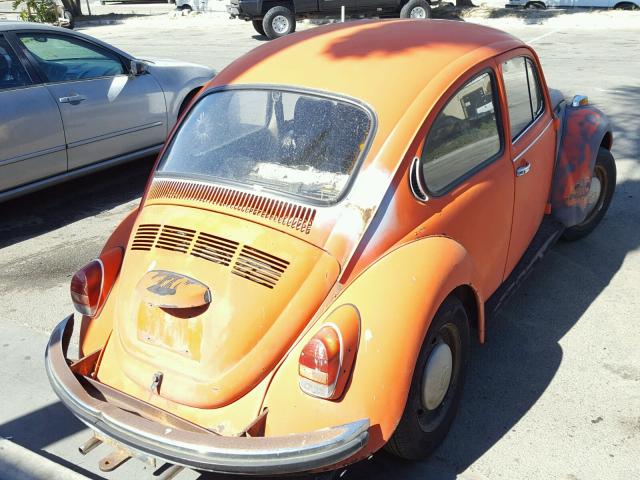 00000001122034600 - 1972 VOLKSWAGEN BEET GLX ORANGE photo 4