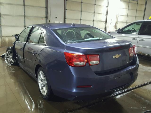 1G11C5SL5EF159948 - 2014 CHEVROLET MALIBU 1LT BLUE photo 3