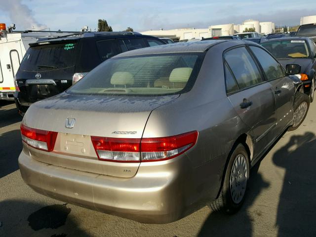 1HGCM56194A004595 - 2004 HONDA ACCORD DX GOLD photo 4