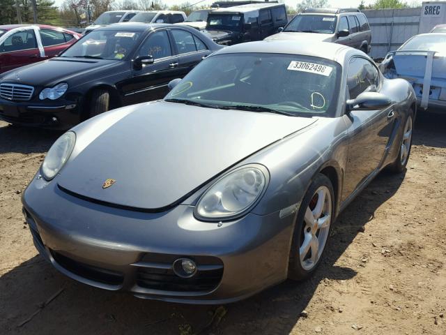 WP0AB29827U782680 - 2007 PORSCHE CAYMAN S GRAY photo 2