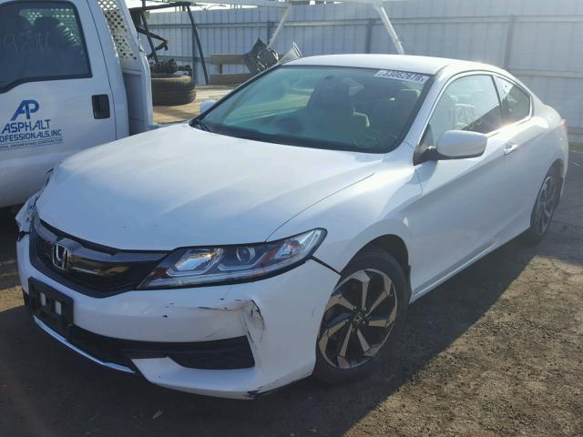 1HGCT1B35GA004391 - 2016 HONDA ACCORD LX- WHITE photo 2