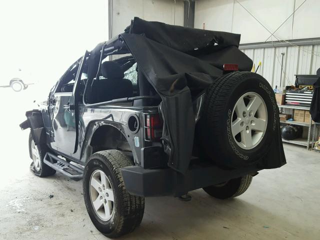 1C4AJWAG8HL663861 - 2017 JEEP WRANGLER S BLACK photo 3