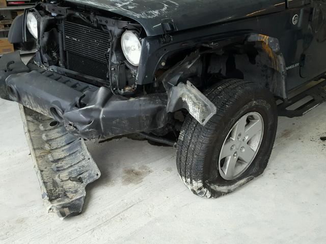 1C4AJWAG8HL663861 - 2017 JEEP WRANGLER S BLACK photo 9