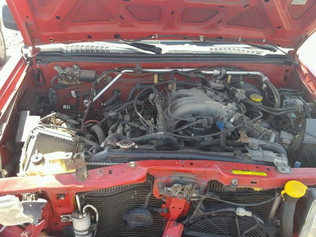 1N6ED26Y8XC316433 - 1999 NISSAN FRONTIER K RED photo 7