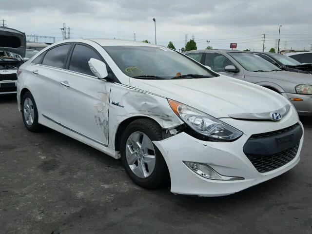 KMHEC4A4XBA012591 - 2011 HYUNDAI SONATA HYB WHITE photo 1