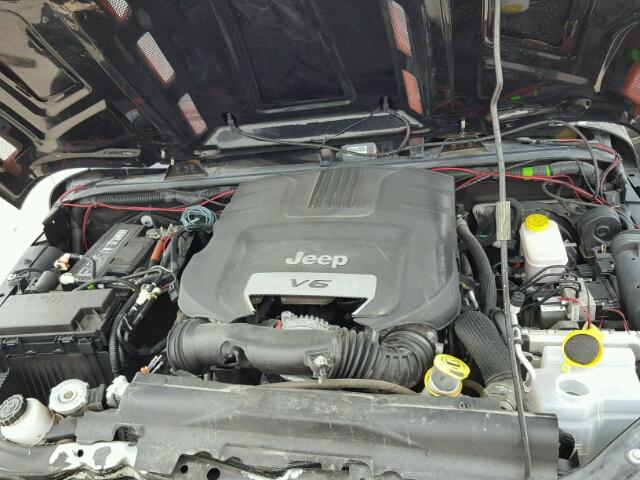 1C4AJWAG3FL593067 - 2015 JEEP WRANGLER S BLACK photo 7