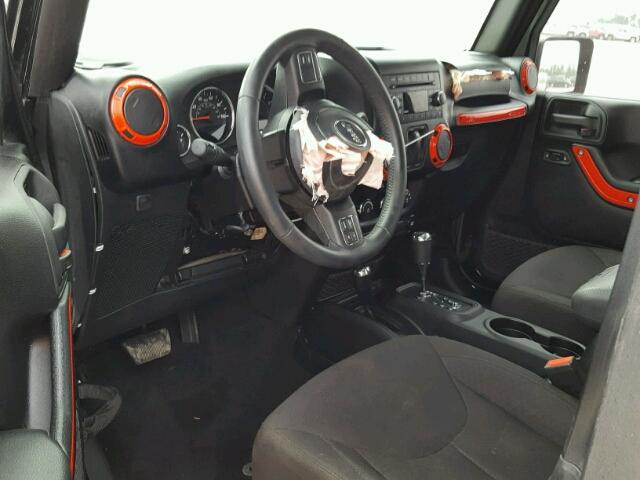 1C4AJWAG3FL593067 - 2015 JEEP WRANGLER S BLACK photo 9