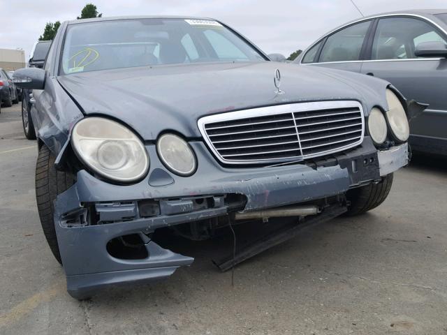 WDBUF70J75A683963 - 2005 MERCEDES-BENZ E 500 BLUE photo 9