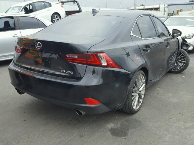 JTHBF1D25F5066403 - 2015 LEXUS IS 250 BLACK photo 4