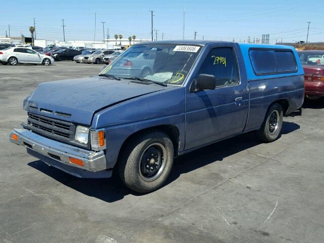 1N6SD11S0MC379005 - 1991 NISSAN TRUCK SHOR BLUE photo 2