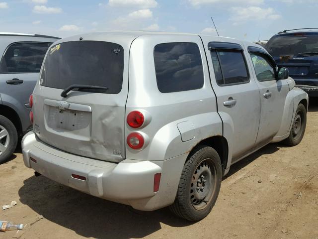 3GNDA13D97S625817 - 2007 CHEVROLET HHR LS ვერცხლისფერი ფოტო 4