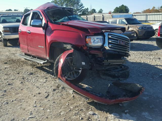 1GTG5CE31F1191886 - 2015 GMC CANYON SLT BURGUNDY photo 1