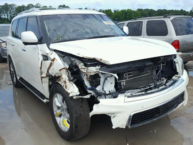 JN8AZ2NF4G9610190 - 2016 INFINITI QX80 WHITE photo 1