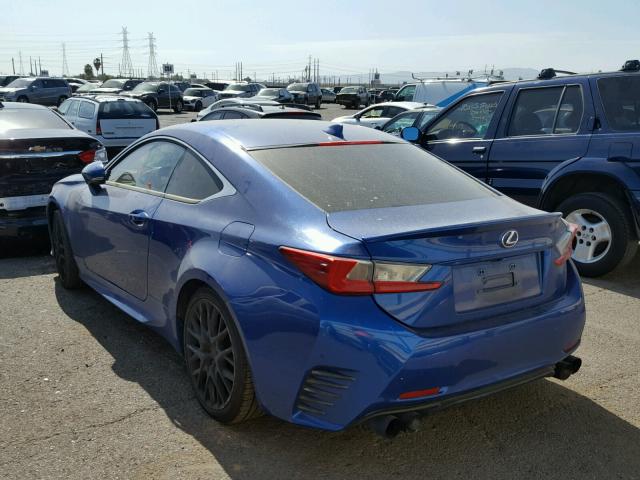 JTHHE5BC4G5011572 - 2016 LEXUS RC 350 BLUE photo 3