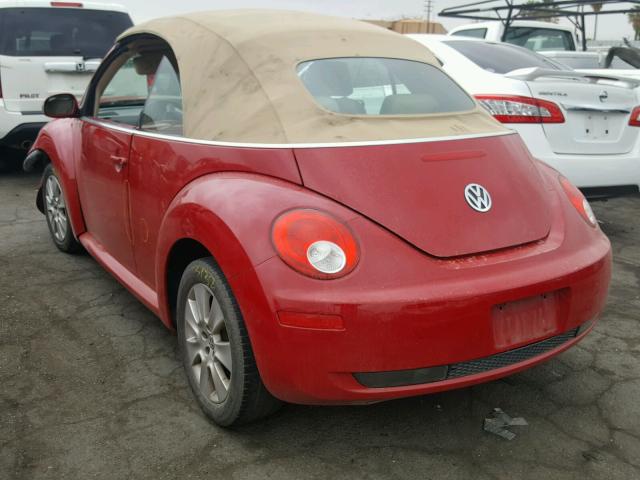 3VWRG3AL1AM003384 - 2010 VOLKSWAGEN NEW BEETLE წითელი ფოტო 3