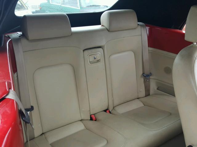 3VWRG3AL1AM003384 - 2010 VOLKSWAGEN NEW BEETLE წითელი ფოტო 6